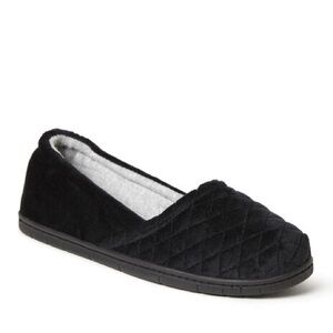 Dearfoams Women's Katie Velour Closed Back Slipper